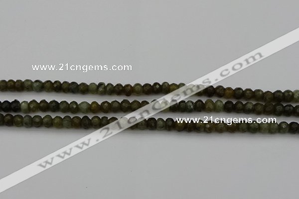 CLB956 15.5 inches 5*8mm faceted rondelle labradorite beads