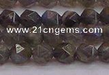 CLB973 15.5 inches 10mm faceted nuggets labradorite gemstone beads