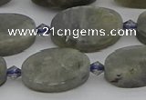 CLB977 15.5 inches 12*20mm oval labradorite gemstone beads