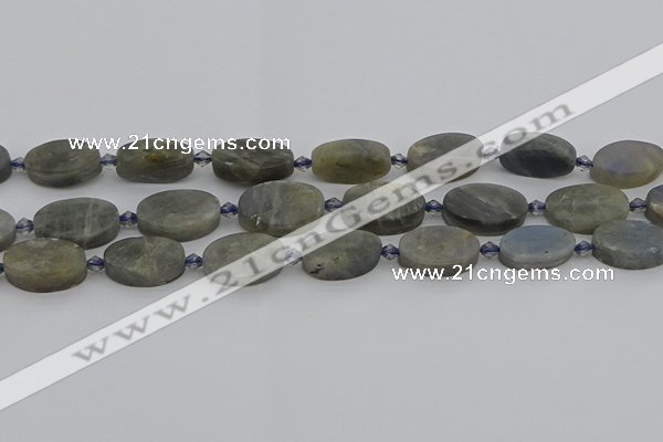 CLB977 15.5 inches 12*20mm oval labradorite gemstone beads