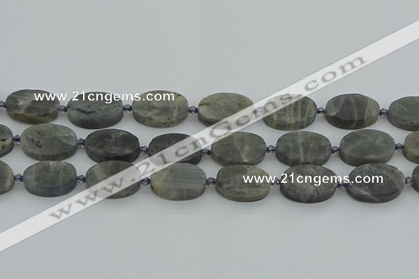 CLB978 15.5 inches 15*22mm oval labradorite gemstone beads