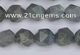 CLB982 15.5 inches 8mm faceted nuggets labradorite beads wholesale