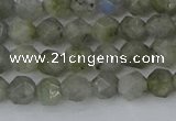 CLB992 15.5 inches 6mm faceted nuggets labradorite gemstone beads