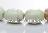 CLE01 15*20mm egg shape lemon turquoise stone beads wholesale