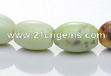 CLE02 16 inch 10*14mm rice lemon turquoise stone beads Wholesale