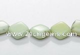 CLE15 rhombic 8*8mm lemon turquoise gemstone beads Wholesale