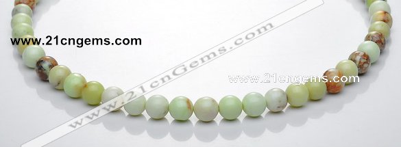 CLE19  15.5 inch round 8mm lemon turquoise stone beads Wholesale