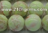 CLE205 15.5 inches 14mm round lemon turquoise beads wholesale