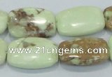 CLE42 15.5 inches 18*25mm rectangle lemon turquoise beads wholesale