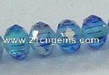 CLG41 14 inches 8*10mm faceted rondelle handmade lampwork beads