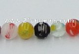 CLG500 16 inches 6mm round lampwork glass beads wholesale