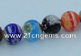 CLG501 16 inches 8mm round lampwork glass beads wholesale