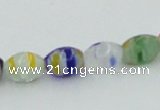 CLG503 16 inches 6*8mm rice lampwork glass beads wholesale