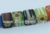 CLG511 16 inches 8*8mm cube lampwork glass beads wholesale