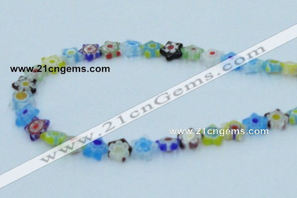 CLG513 16 inches 10*10mm star lampwork glass beads wholesale