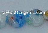 CLG525 16 inches 12*12mm heart lampwork glass beads wholesale