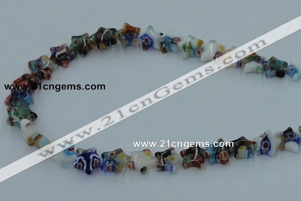 CLG528 16 inches 10*10mm star lampwork glass beads wholesale