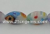 CLG537 16 inches 8*12mm rice lampwork glass beads wholesale