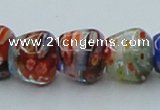 CLG574 16 inches 10*12mm apple lampwork glass beads wholesale