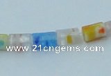 CLG575 16 inches 4*6mm cylinder lampwork glass beads wholesale