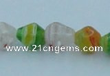 CLG577 16 inches 8*10mm rice lampwork glass beads wholesale