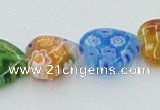 CLG580 16 inches 12*12mm heart lampwork glass beads wholesale