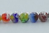 CLG600 16 inches 6mm round lampwork glass beads wholesale