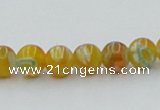 CLG601 16 inches 6mm round lampwork glass beads wholesale