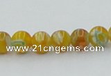 CLG601 16 inches 6mm round lampwork glass beads wholesale