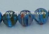 CLG605 16 inches 10mm round lampwork glass beads wholesale