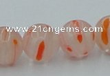 CLG607 16 inches 12mm round lampwork glass beads wholesale