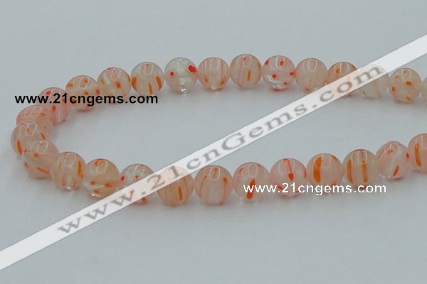 CLG607 16 inches 12mm round lampwork glass beads wholesale