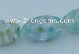 CLG615 3PCS 16 inches 10*16mm rice lampwork glass beads wholesale