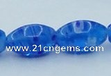 CLG616 3PCS 16 inches 10*16mm rice lampwork glass beads wholesale