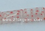 CLG619 5PCS 16 inches 10*14mm rectangle lampwork glass beads wholesale