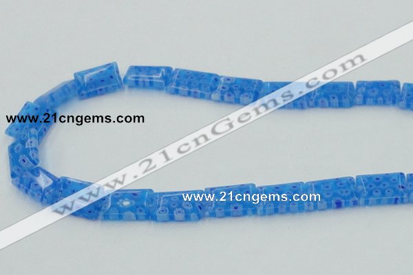 CLG620 5PCS 16 inches 10*14mm rectangle lampwork glass beads wholesale