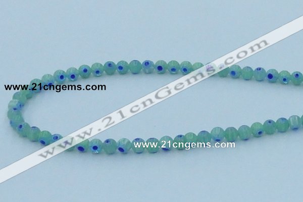 CLG624 10PCS 16 inches 6mm round lampwork glass beads wholesale