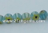 CLG627 10PCS 16 inches 6mm round lampwork glass beads wholesale