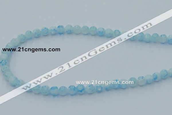 CLG629 10PCS 16 inches 6mm round lampwork glass beads wholesale