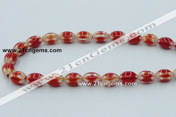 CLG633 5PCS 16 inches 10*14mm oval lampwork glass beads wholesale