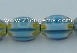 CLG635 5PCS 16 inches 10*14mm oval lampwork glass beads wholesale