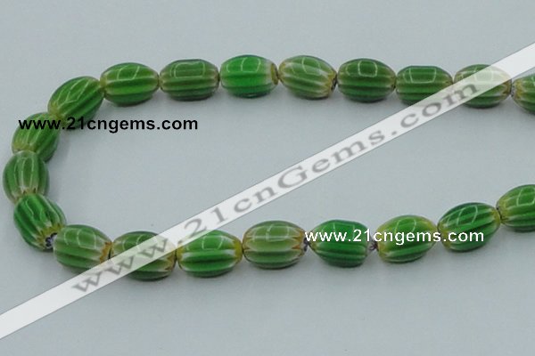 CLG638 5PCS 16 inches 10*14mm oval lampwork glass beads wholesale