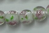 CLG750 15.5 inches 10mm round lampwork glass beads wholesale