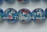 CLG752 15.5 inches 10mm round lampwork glass beads wholesale