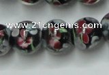 CLG754 15.5 inches 10mm round lampwork glass beads wholesale