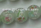 CLG764 15 inches 12mm round lampwork glass beads wholesale