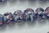 CLG768 14.5 inches 8*12mm rondelle lampwork glass beads wholesale