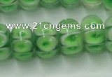 CLG774 14 inches 8*12mm rondelle lampwork glass beads wholesale