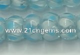 CLG780 14 inches 8*12mm rondelle lampwork glass beads wholesale