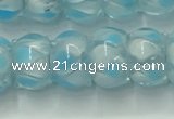 CLG780 14 inches 8*12mm rondelle lampwork glass beads wholesale